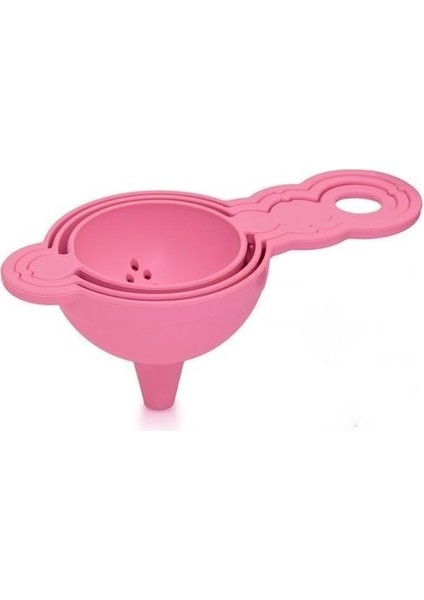 ® Pratik Yumurta Süzgeci Mini Süzgeç Huni Seti Hepsi Bir Arada