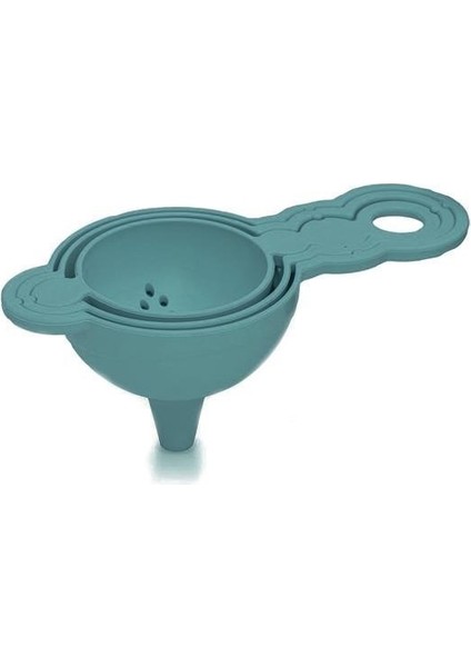 ® Pratik Yumurta Süzgeci Mini Süzgeç Huni Seti Hepsi Bir Arada
