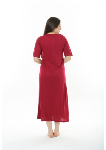 Kadın Bambu Kısa Kol Gecelik modelleri
