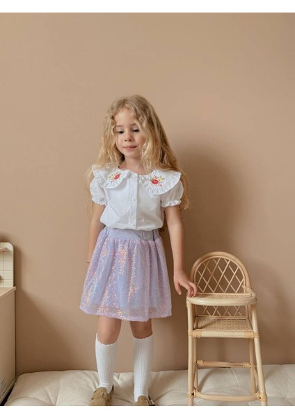 Yigit Butik Pul Payet Etekli Kız Çocuk Takım fırsatları