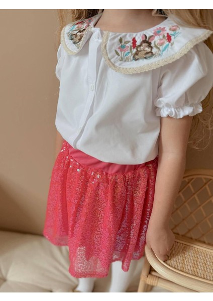 Yigit Butik Pul Payet Etekli Kız Çocuk Takım fiyatları