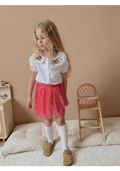 Yigit Butik Pul Payet Etekli Kız Çocuk Takım fırsatları