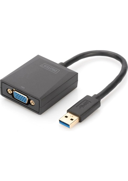 USB 3.0 VGA Grafik Adaptörü giriş: 1 x USB 3.0 Usb-A Erkek çıkış: 1 x VGA (HD15) Dişi (Full Hd, 1080P) PLASTIK