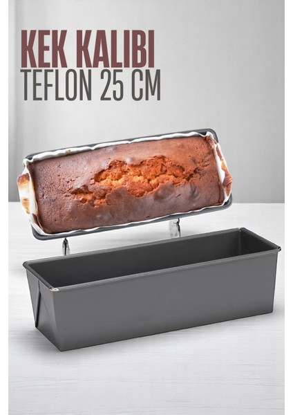 Teflon Kek Pişirme Kalıbı Baton Kek Kalıbı 25 cm 721699
