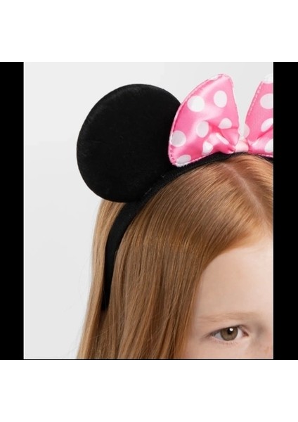 Pembe Fiyonklu Minnie Mouse Tacı