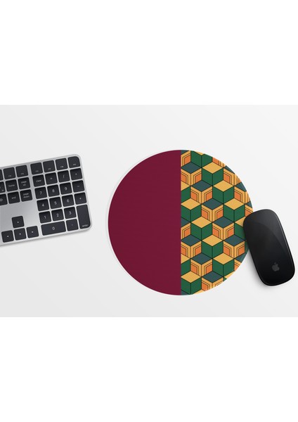 Demon Slayer Iblis Keser Giyu Tomioka -20CM Mousepad - Kimono Desenli