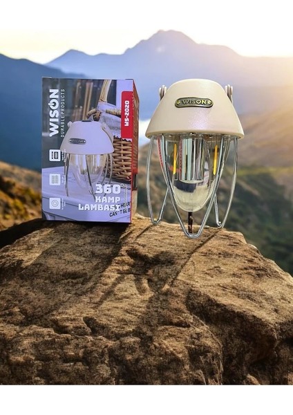 WS-2020 360 Derece Kamp Lambası Beyaz