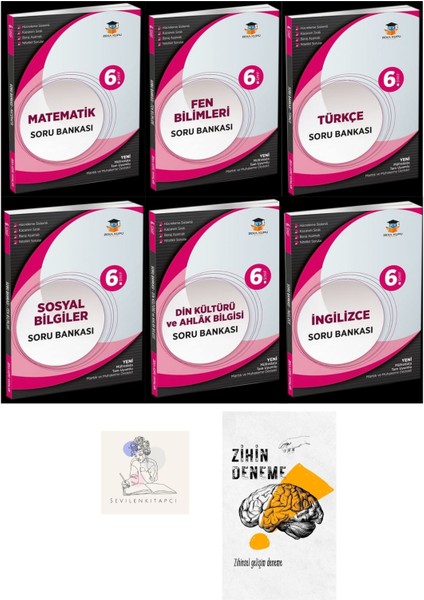 Zeka Küpü 6.Sınıf Tüm Dersler Soru Bankası+Zihin Deneme+Krm-393
