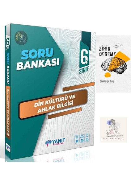 Yanıt Yayınları 6.Sınıf Din Kültürü Soru Bankası+Zihin Deneme+Krm-168