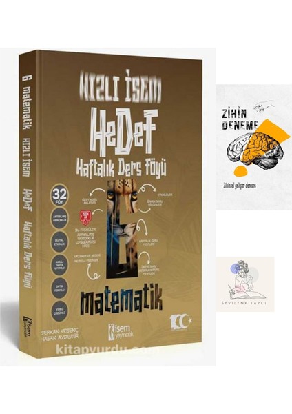 Isem Yayıncılık 6.Sınıf Hızlı Isem Matematik Haftalık Ders Föyleri+Zihin Deneme+Krm-429