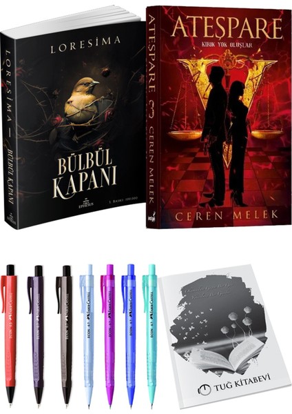 Ateşpare 3 Kırık Yok Oluşlar ve Ephesus Yayınları Bülbül Kapanı 1 Loresima 2li Set + Hediyeli