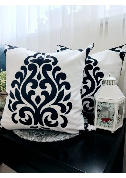 Damask Desen Dekoratif Kadife 2'li Kırlent Kılıfı fiyatları