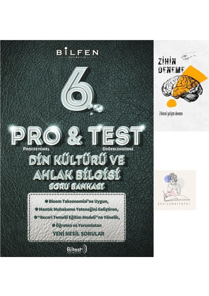 Bilfen Yayıncılık 6.Sınıf Protest Din Kültürü Ileri Seviye Soru Bankası+Zihin Deneme+Krm-803