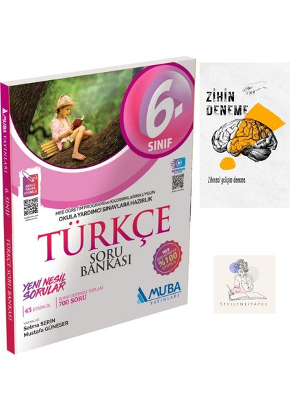 6.sınıf Mutlak Başarı Türkçe Soru BANKASI+ZİHİNDENEME+KRM-1194