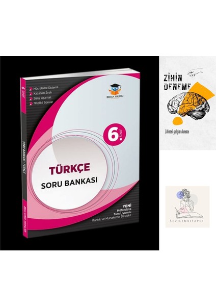 Zeka Küpü 6.Sınıf Türkçe Soru Bankası+Zihin Deneme+Krm-321