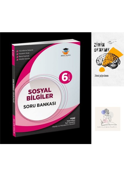 Zeka Küpü 6.Sınıf Sosyal Bilgiler Soru Bankası+Zihin Deneme+Krm-289