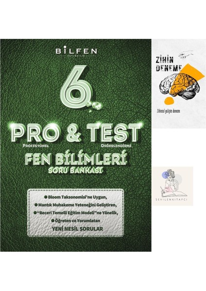Bilfen Yayıncılık 6.Sınıf Protest Fen Bilimleri Ileri Seviye Soru Bankası+Zihin Deneme+Krm-829