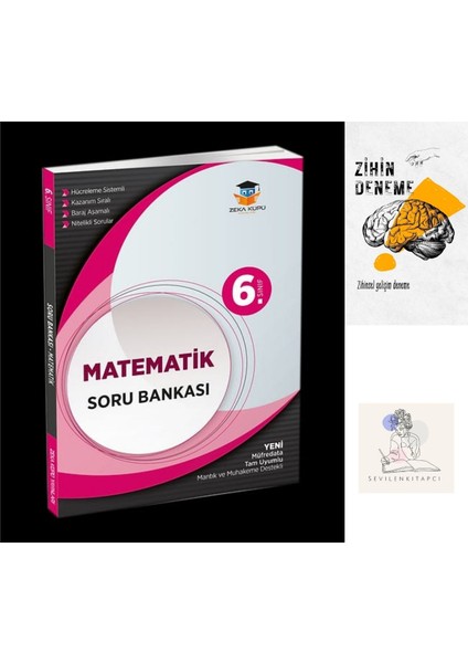Zeka Küpü 6.Sınıf Matematik Soru Bankası+Zihin Deneme+Krm-359