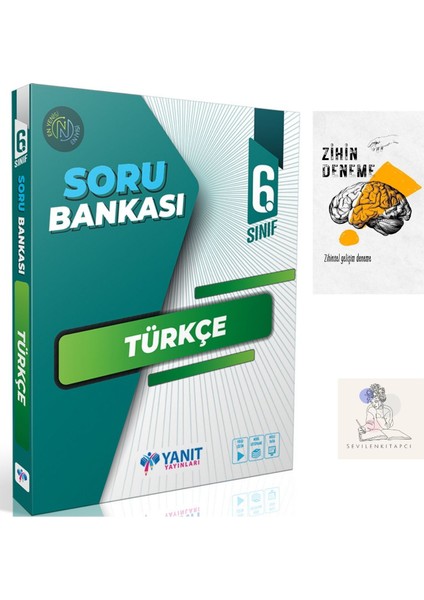 Yanıt Yayınları 6.Sınıf Türkçe Soru Bankası+Zihin Deneme+Krm-3