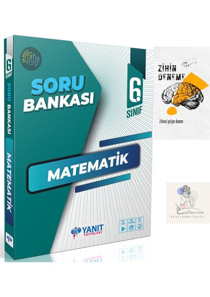 Yanıt Yayınları 6.Sınıf Matematik Soru Bankası+Zihin Deneme+Krm-85