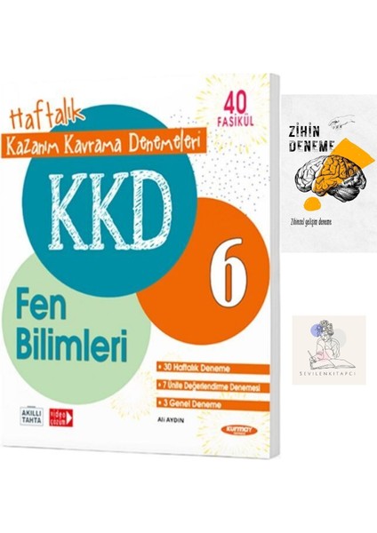 Kurmay Fenomen 6.sınıf Kkd Fen Bilimleri Haftalık DENEMELERİ+ZİHİNDENEME+KRM-1317