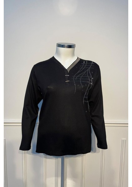 0012 Belgin Penye Bluz Yonca