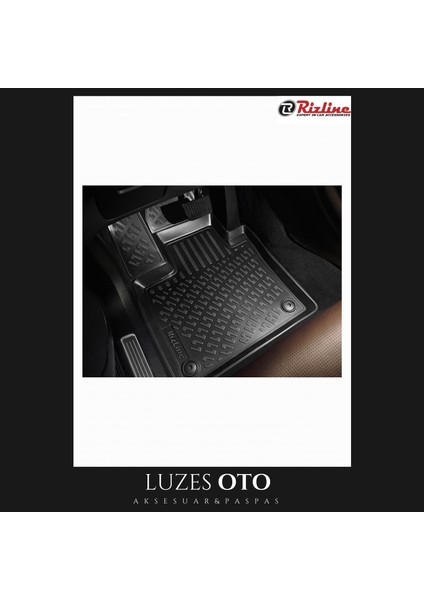 Renault Megane 4 Sedan 3D Havuzlu Paspas 2016-2017-2018-2019-2020-2021-2022-2023-2024-2025