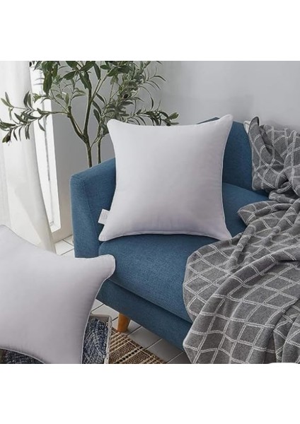 2 Adet Premium,Kare Kırlent İç Yastık 1,ci Kalite Elyaf Dolgulu Koltuk Yastığı 40X40 cm indirimleri