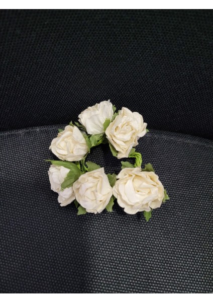 8 x 4 cm Taç Yapay Gül Çiçek 1 Adet