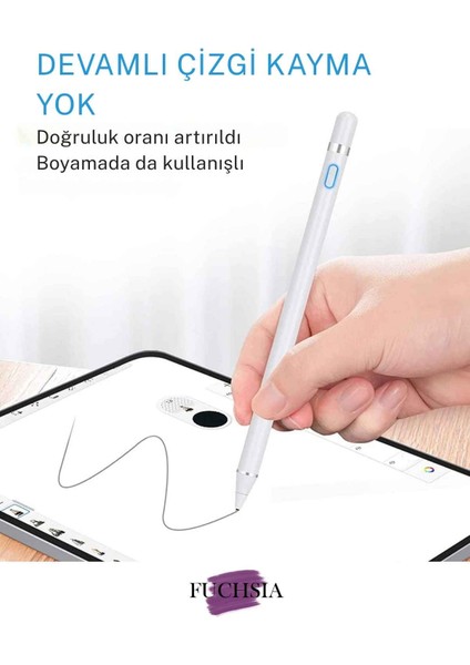 Honor Pad X9 - V9 11'5 Inç Uyumlu Tablet Kalemi Yazım ve Çizim Için Kapasitif Tablet Kalemi