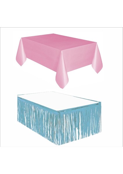 Pembe Masa Örtüsü, Mavi Masa Eteği