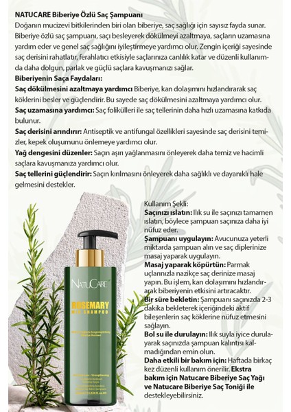 Mucizevi 2'li Biberiye Şampuan Seti Biberiye Şampuanı 400 ml x 2