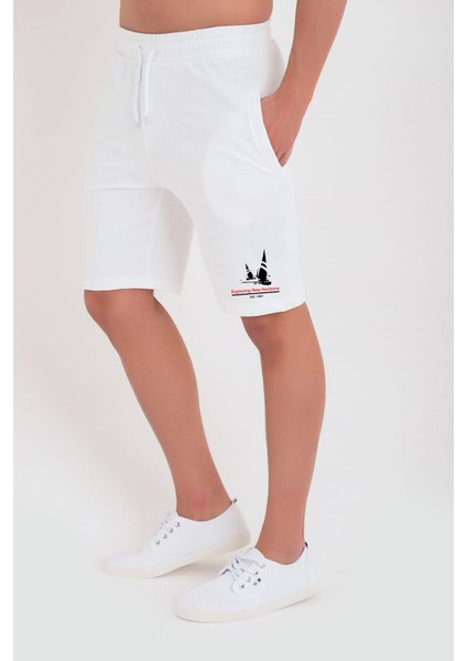 Süperlife Erkek Yelken Baskılı Standart &regular Kalıp Şort SPR25SR083