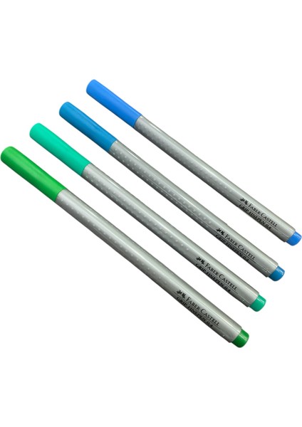 Grip Finepen 4'lü Set Yeşil Mavi Tonları 0.4mm