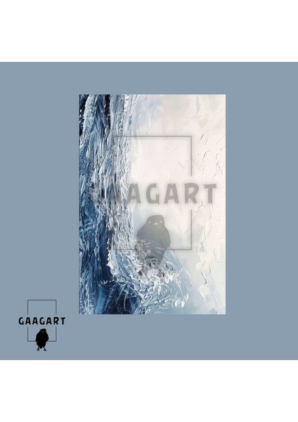 3\'lü Kanvas Salon Duvar Tablosu Deniz Dalgası Görünümlü Soyut modelleri