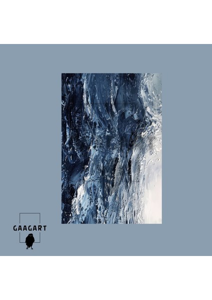 3\'lü Kanvas Salon Duvar Tablosu Deniz Dalgası Görünümlü Soyut fırsatları