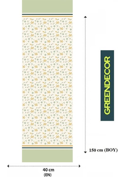 Çiçek Bohem Desenli Özel Tasarım Runner Dijital Baskılı Dekoratif Masa Örtüsü Modern Ev Dekorasyonu fiyatları