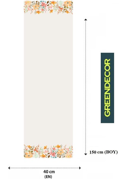 Etnik Çiçek Bohem Desenli Özel Tasarım Runner Dijital Baskılı Dekoratif Masa Örtüsü Ev Dekorasyonu fiyatları