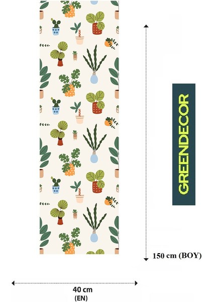 Vazo Çiçek Bohem Desenli Özel Tasarım Runner Baskılı Dekoratif Bej Masa Örtüsü Modern Ev Dekorasyonu fiyatları