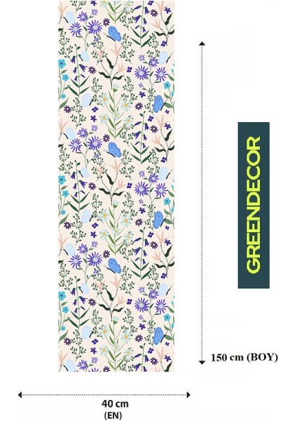 Çiçek Bohem Desenli Özel Tasarım Runner Dijital Baskılı Dekoratif Masa Örtüsü Modern Ev Dekorasyonu fiyatları