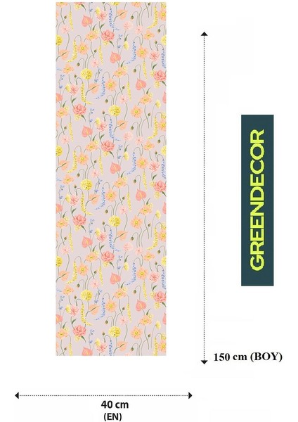 Çiçek Bohem Desenli Özel Tasarım Runner Dijital Baskılı Dekoratif Masa Örtüsü Modern Ev Dekorasyonu fiyatları