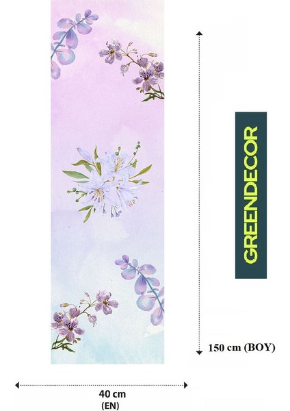 Çiçek Bohem Desenli Özel Tasarım Runner Dijital Baskılı Dekoratif Masa Örtüsü Modern Ev Dekorasyonu fiyatları