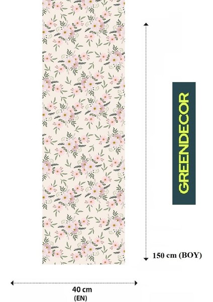 Çiçek Bohem Desenli Özel Tasarım Runner Dijital Baskılı Dekoratif Masa Örtüsü Modern Ev Dekorasyonu fiyatları