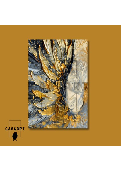 3'lü Kanvas Salon Duvar Tablosu Sarı Çiçek ve Soyut Desen fiyatları