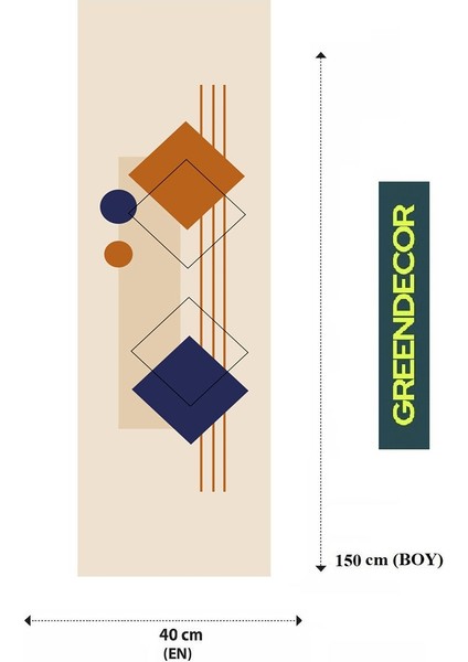 Vazo Çiçek Bohem Desenli Özel Tasarım Runner Baskılı Dekoratif Bej Masa Örtüsü Modern Ev Dekorasyonu fiyatları