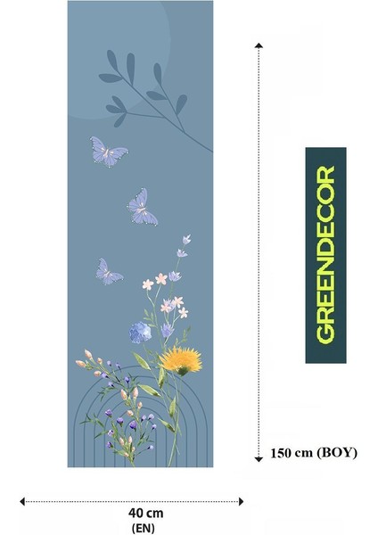 Çiçek Kelebek Bohem Desenli Özel Tasarım Runner Dijital Baskılı Dekoratif Masa Örtüsü Ev Dekorasyonu fiyatları