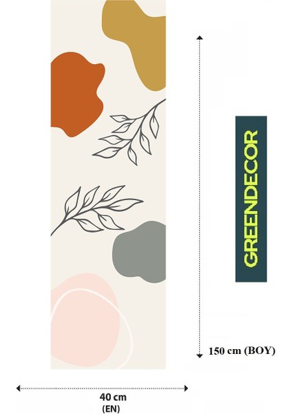 Çiçek Bohem Desenli Özel Tasarım Runner Dijital Baskılı Dekoratif Masa Örtüsü Şık Ev Dekorasyonu fiyatları