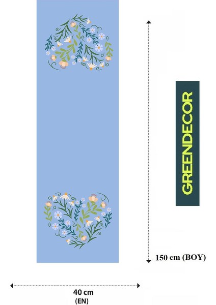 Çiçek Bohem Desenli Özel Tasarım Runner Dijital Baskılı Dekoratif Masa Örtüsü Şık Ev Dekorasyonu fiyatları