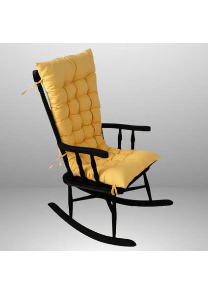 Sallanan Sandalye Minderi 50 x 120 cm Sarı Renk