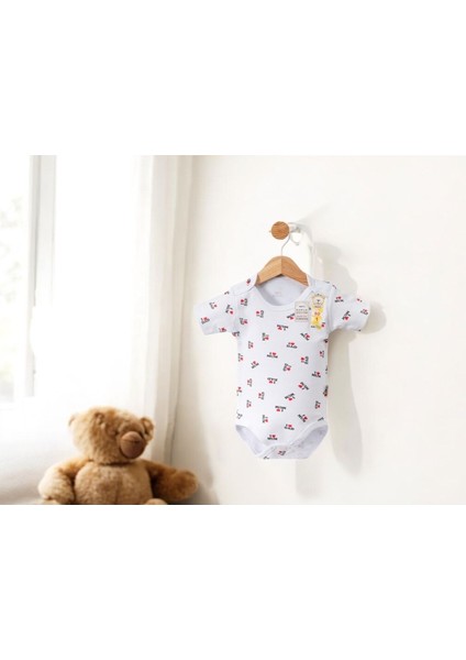 Pamuklu I Love Mum& I Love Dad Kısa Kollu Bebek Body Özel Baskı Zıbın modelleri